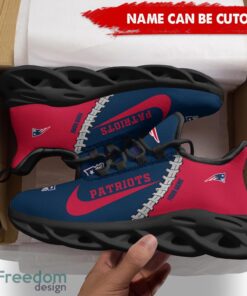 New England Patriots Custom Name Limited Max Soul Shoes Sneakers For Sports Fans Gift Product Photo 2