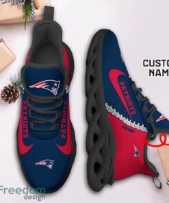 New England Patriots Custom Name Limited Max Soul Shoes Sneakers For Sports Fans Gift Product Photo 3