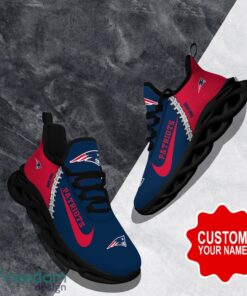 New England Patriots Custom Name Limited Max Soul Shoes Sneakers For Sports Fans Gift Product Photo 1