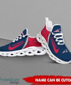 New England Patriots Custom Name Limited Max Soul Shoes Sneakers For Sports Fans Gift Product Photo 4