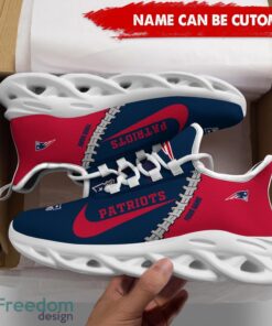 New England Patriots Custom Name Limited Max Soul Shoes Sneakers For Sports Fans Gift Product Photo 5