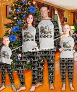 New Orleans Saints Christmas Xmas Family Pajamas Set For Men Women Kid