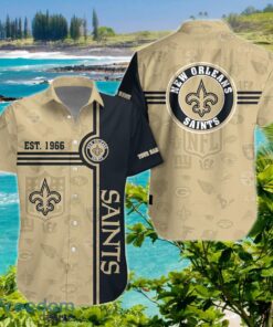 New Orleans Saints Hawaiian Shirt Custom Name Impressive Gift