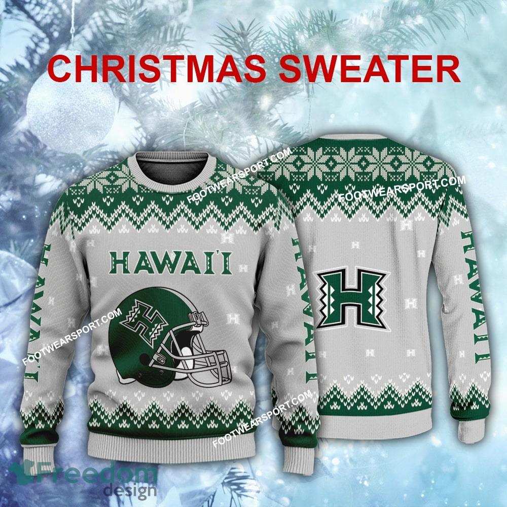 New Style Helmet Hawaii Rainbow Warriors Xmas Sweater Gift For Adult image New Style Helmet Hawaii Rainbow Warriors Xmas Sweater Gift For Adult - New Style Helmet Hawaii Rainbow Warriors Xmas Sweater Gift For Adult