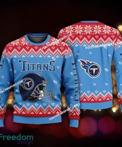New Style Helmet Tennessee Titans Xmas 3D Sweater Gift Holidays