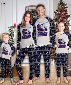 New York Giants Christmas Xmas Pajamas Set Family For Adult