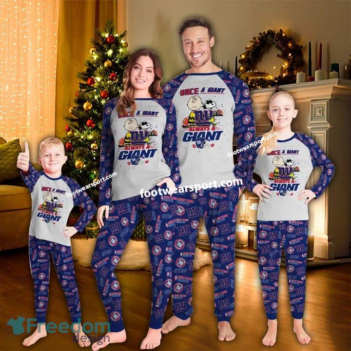 New York Giants Once A Giant Always A Giant Ugly Christmas Pajamas Set Family Kid Men Women image New York Giants Once A Giant - Always A Giant Ugly Christmas Pajamas Set Family Kid Men Women - New York Giants Once A Giant - Always A Giant Ugly Christmas Pajamas Set Family Kid Men Women