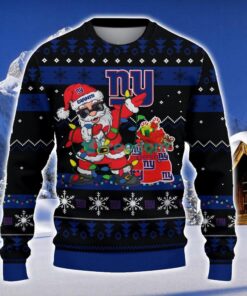 New York Giants Santa Claus Ugly Christmas Sweater Christmas Gift 3D Sweater
