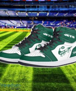 New York Jets Air Jordan 1 Shoes Sport Hightop Sneakers For Men And Women Custom Name Product Photo 2