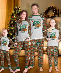 New York Jets Fall Ugly Christmas Pajamas Set Family Kid Men Women