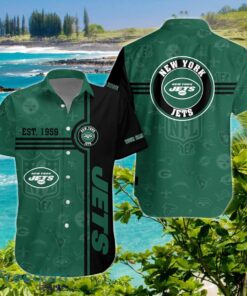 New York Jets Hawaiian Shirt Custom Name Impressive Gift