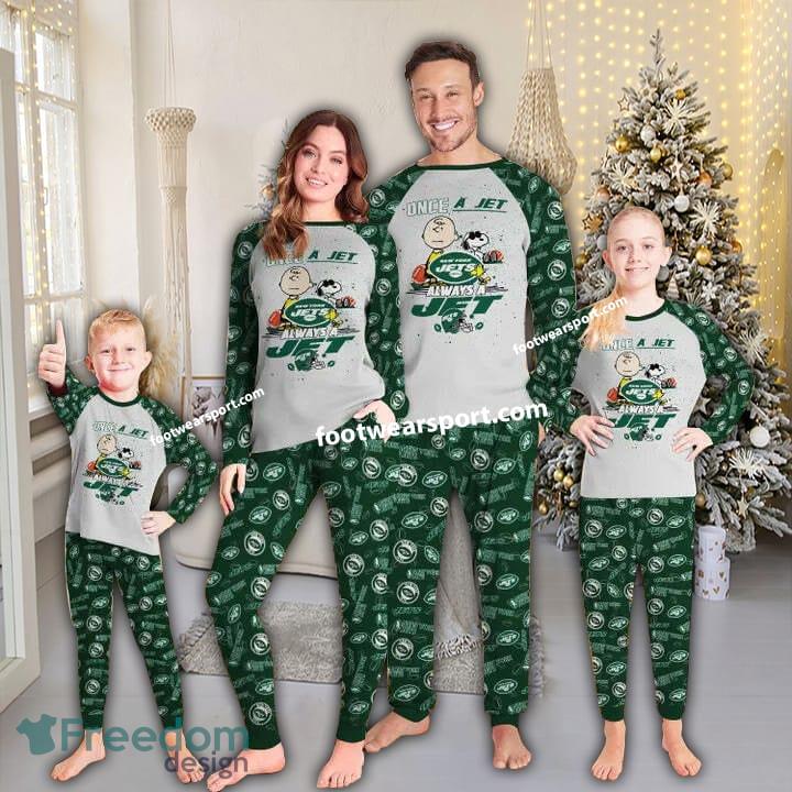 New York Jets Once A Jet Always A Jet Christmas Family Pajamas Set Kid Men Women image New York Jets Once A Jet - Always A Jet Christmas Family Pajamas Set Kid Men Women - New York Jets Once A Jet - Always A Jet Christmas Family Pajamas Set Kid Men Women