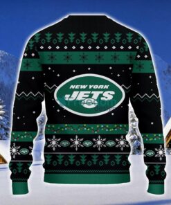 New York Jets Santa Claus Ugly Christmas Sweater Christmas Gift 3D Sweater Product Photo 2