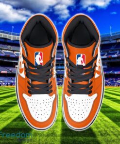 New York Knicks Air Jordan 1 Shoes Sport Hightop Sneakers For Men And Women Custom Name Product Photo 3