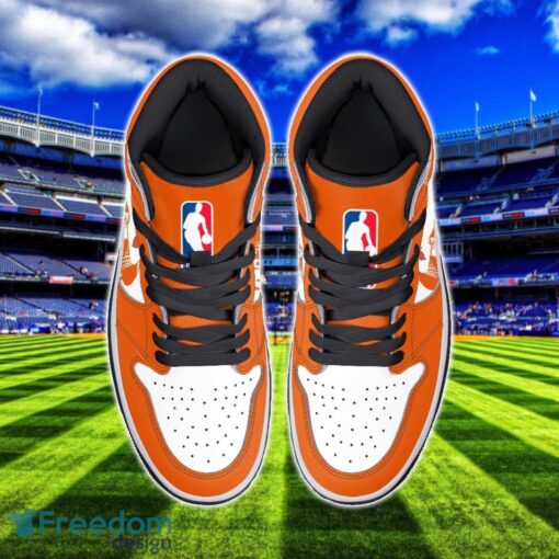 New York Knicks Air Jordan 1 Shoes Sport Hightop Sneakers For Men And Women Custom Name Product Photo 3