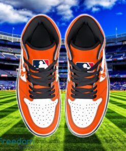 New York Mets Air Jordan 1 Shoes Sport Hightop Sneakers For Men And Women Custom Name Product Photo 3