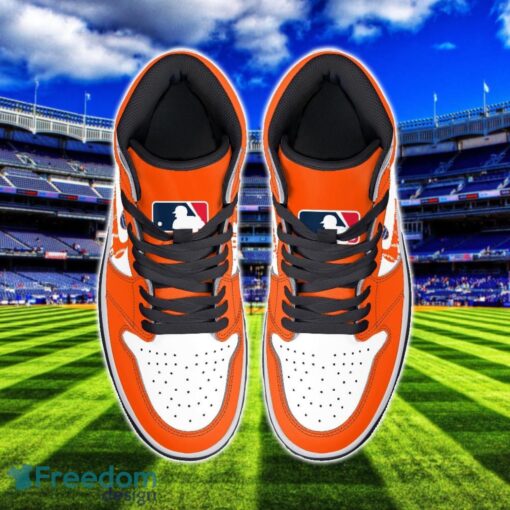 New York Mets Air Jordan 1 Shoes Sport Hightop Sneakers For Men And Women Custom Name Product Photo 3