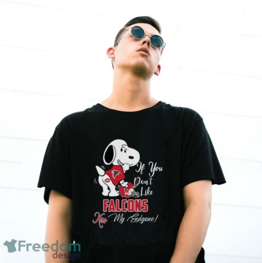 Nfl Atlanta Falcons Snoopy Dog Kiss My Endgone Shirt Product Photo 3