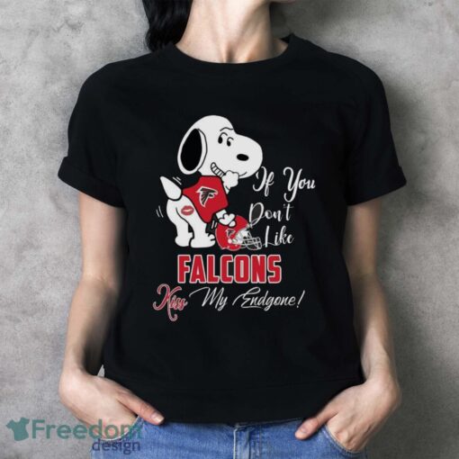 Nfl Atlanta Falcons Snoopy Dog Kiss My Endgone Shirt Product Photo 4