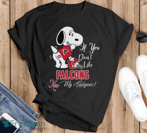 Nfl Atlanta Falcons Snoopy Dog Kiss My Endgone Shirt Product Photo 1