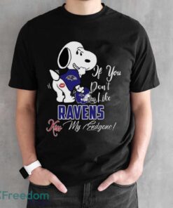 Nfl Baltimore Ravens Snoopy Dog Kiss My Endgone Shirt Product Photo 2