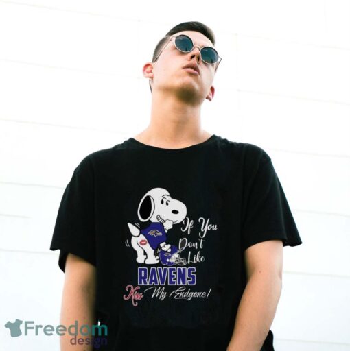 Nfl Baltimore Ravens Snoopy Dog Kiss My Endgone Shirt Product Photo 3