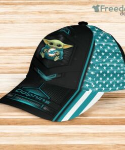 Nfl Cap 3D Miami Dolphins Cap 3D Baby Yoda