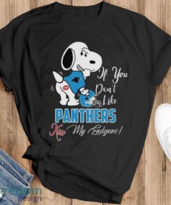 Nfl Carolina Panthers Snoopy Dog Kiss My Endgone Shirt