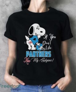 Nfl Carolina Panthers Snoopy Dog Kiss My Endgone Shirt Product Photo 4