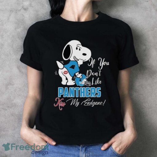 Nfl Carolina Panthers Snoopy Dog Kiss My Endgone Shirt Product Photo 4