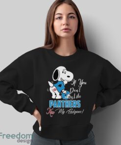 Nfl Carolina Panthers Snoopy Dog Kiss My Endgone Shirt Product Photo 5