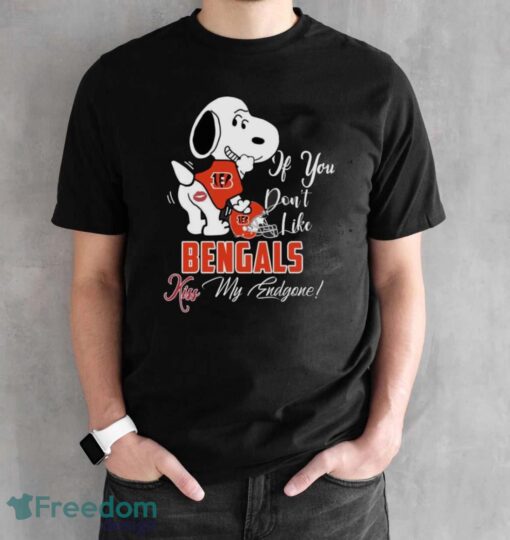 Nfl Cincinnati Bengals Snoopy Dog Kiss My Endgone Shirt Product Photo 2