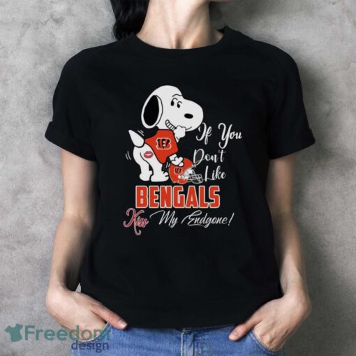 Nfl Cincinnati Bengals Snoopy Dog Kiss My Endgone Shirt Product Photo 4