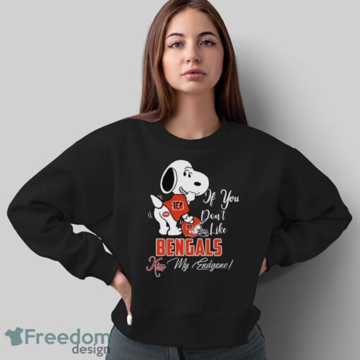 Nfl Cincinnati Bengals Snoopy Dog Kiss My Endgone Shirt Product Photo 5