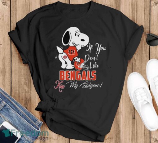 Nfl Cincinnati Bengals Snoopy Dog Kiss My Endgone Shirt Product Photo 1