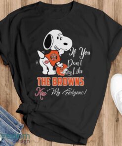 Nfl Cleveland Browns Snoopy Dog Kiss My Endgone Shirt Product Photo 1