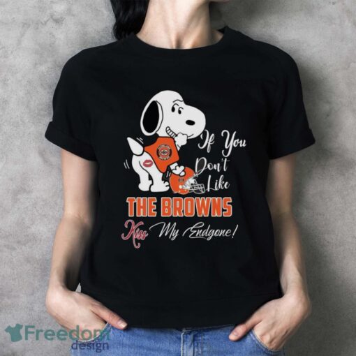 Nfl Cleveland Browns Snoopy Dog Kiss My Endgone Shirt Product Photo 4