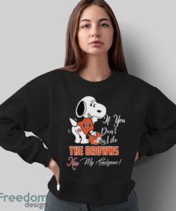 Nfl Cleveland Browns Snoopy Dog Kiss My Endgone Shirt Product Photo 5