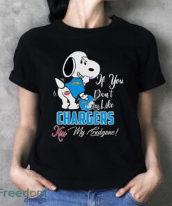 NFL Los Angeles Chargers Snoopy Dog Kiss My Endgone Shirt Product Photo 4