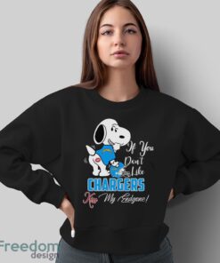 NFL Los Angeles Chargers Snoopy Dog Kiss My Endgone Shirt Product Photo 5