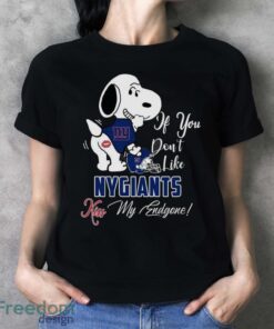 NFL New York Giants Snoopy Dog Kiss My Endgone Shirt Product Photo 4