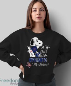 NFL New York Giants Snoopy Dog Kiss My Endgone Shirt Product Photo 5