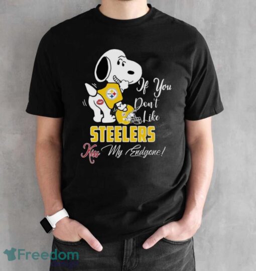 Nfl Pittsburgh Steelers Snoopy Dog Kiss My Endgone Shirt Product Photo 2