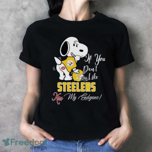 Nfl Pittsburgh Steelers Snoopy Dog Kiss My Endgone Shirt Product Photo 4