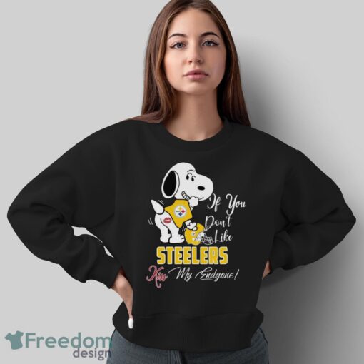 Nfl Pittsburgh Steelers Snoopy Dog Kiss My Endgone Shirt Product Photo 5