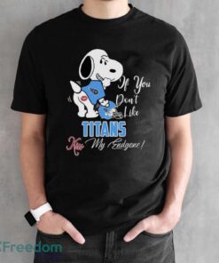 NFL Tennessee Titans Snoopy Dog Kiss My Endgone Shirt Product Photo 2