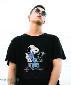 NFL Tennessee Titans Snoopy Dog Kiss My Endgone Shirt Product Photo 3