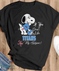 NFL Tennessee Titans Snoopy Dog Kiss My Endgone Shirt