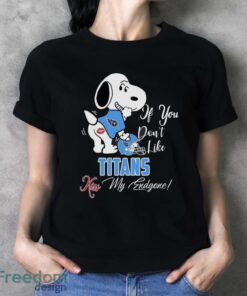 NFL Tennessee Titans Snoopy Dog Kiss My Endgone Shirt Product Photo 4