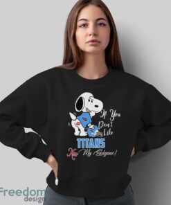 NFL Tennessee Titans Snoopy Dog Kiss My Endgone Shirt Product Photo 5